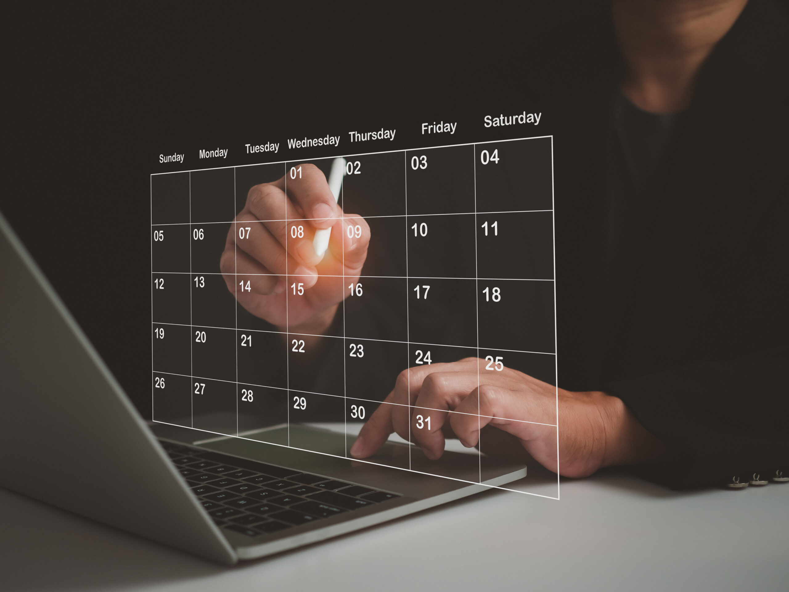 Fechas de actividades